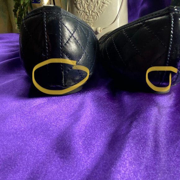 📌 Vaneli Quilted Leather Cap Toe Ballerina Flats - Picture 14 of 15